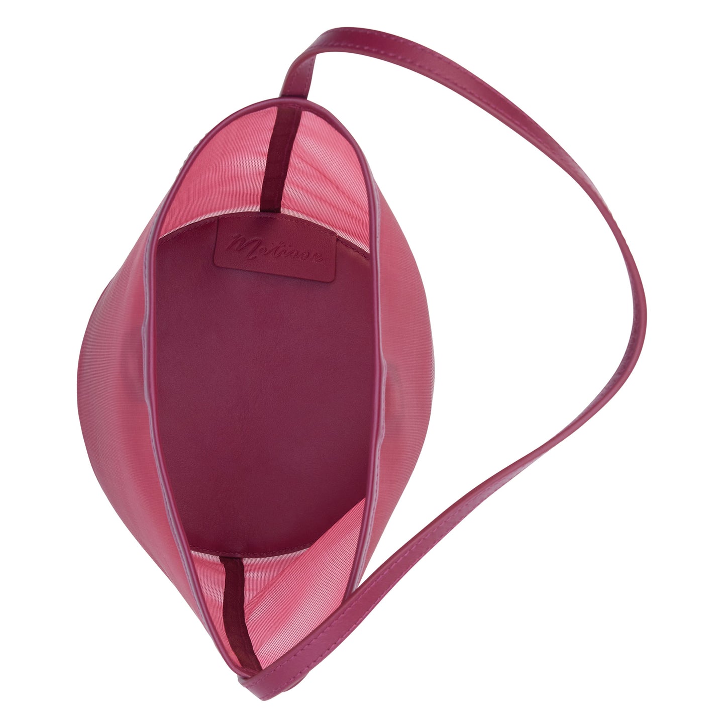 Matisse Footwear Vancouver mesh bucket bag Wine