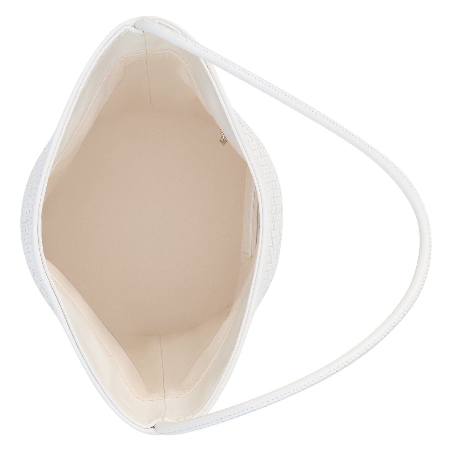 Matisse Footwear Vancouver woven bucket bag Ivory