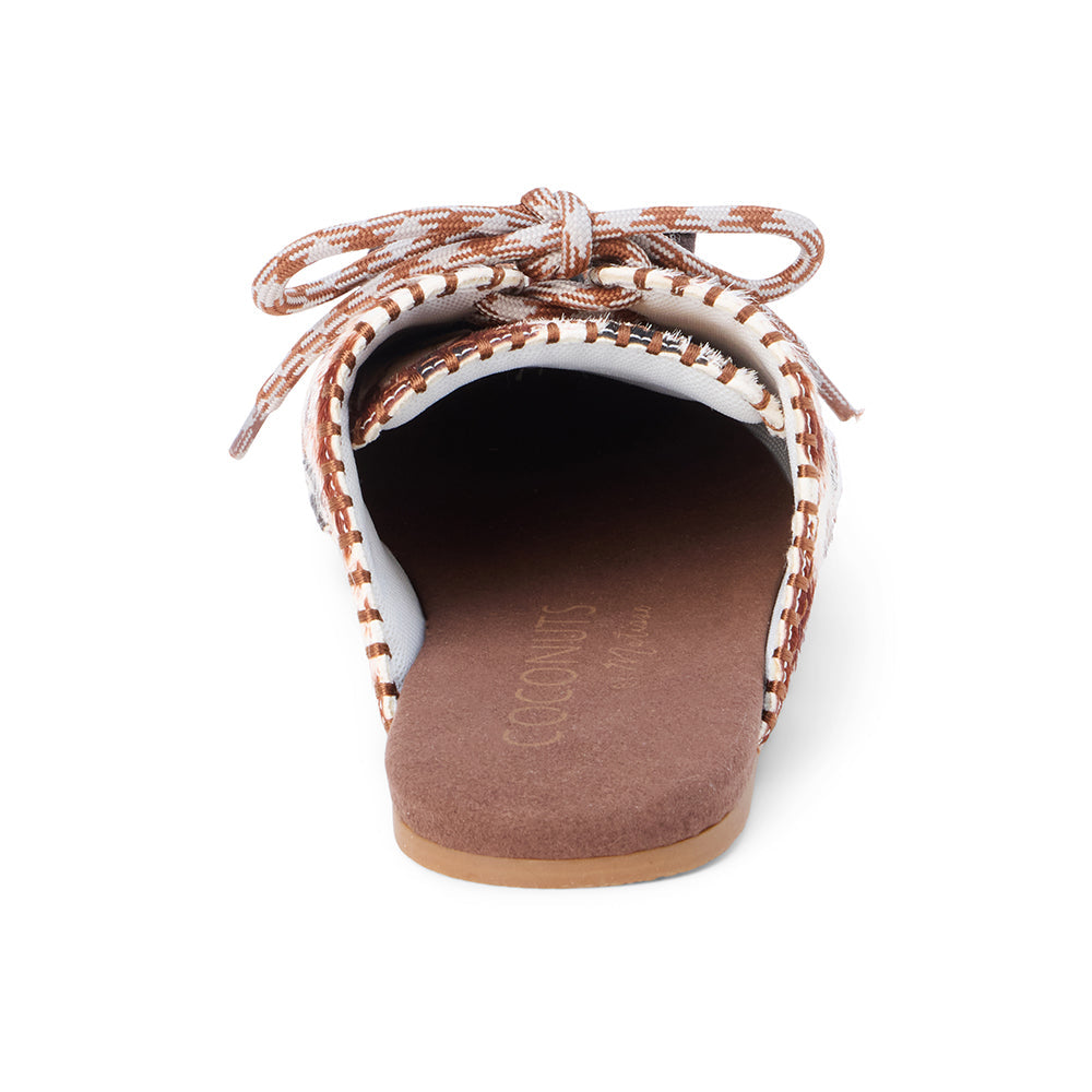 Matisse Footwear Devyn sneaker mule Brown/White Cow Hair