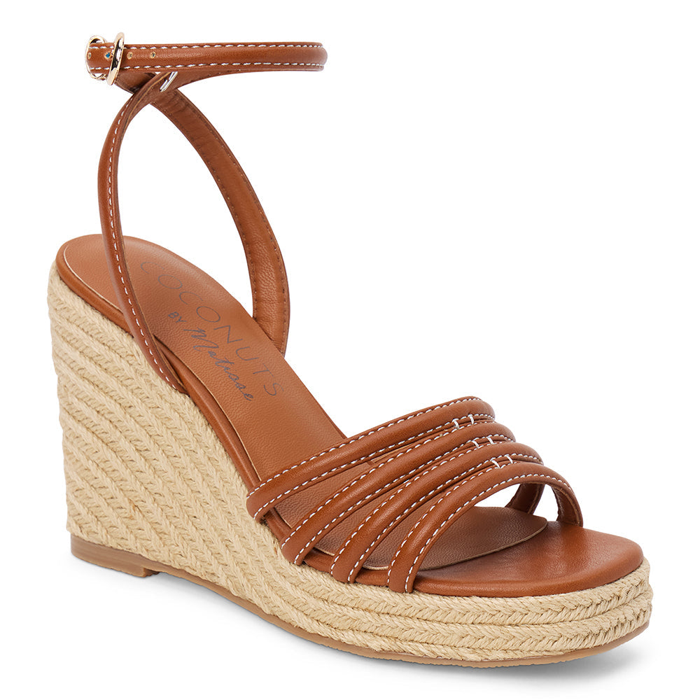 Matisse Footwear Sunnie wedge sandal Cognac