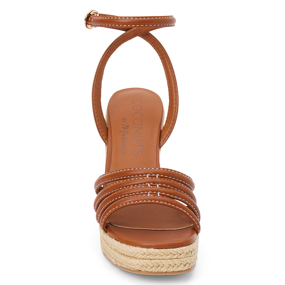 Matisse Footwear Sunnie wedge sandal Cognac