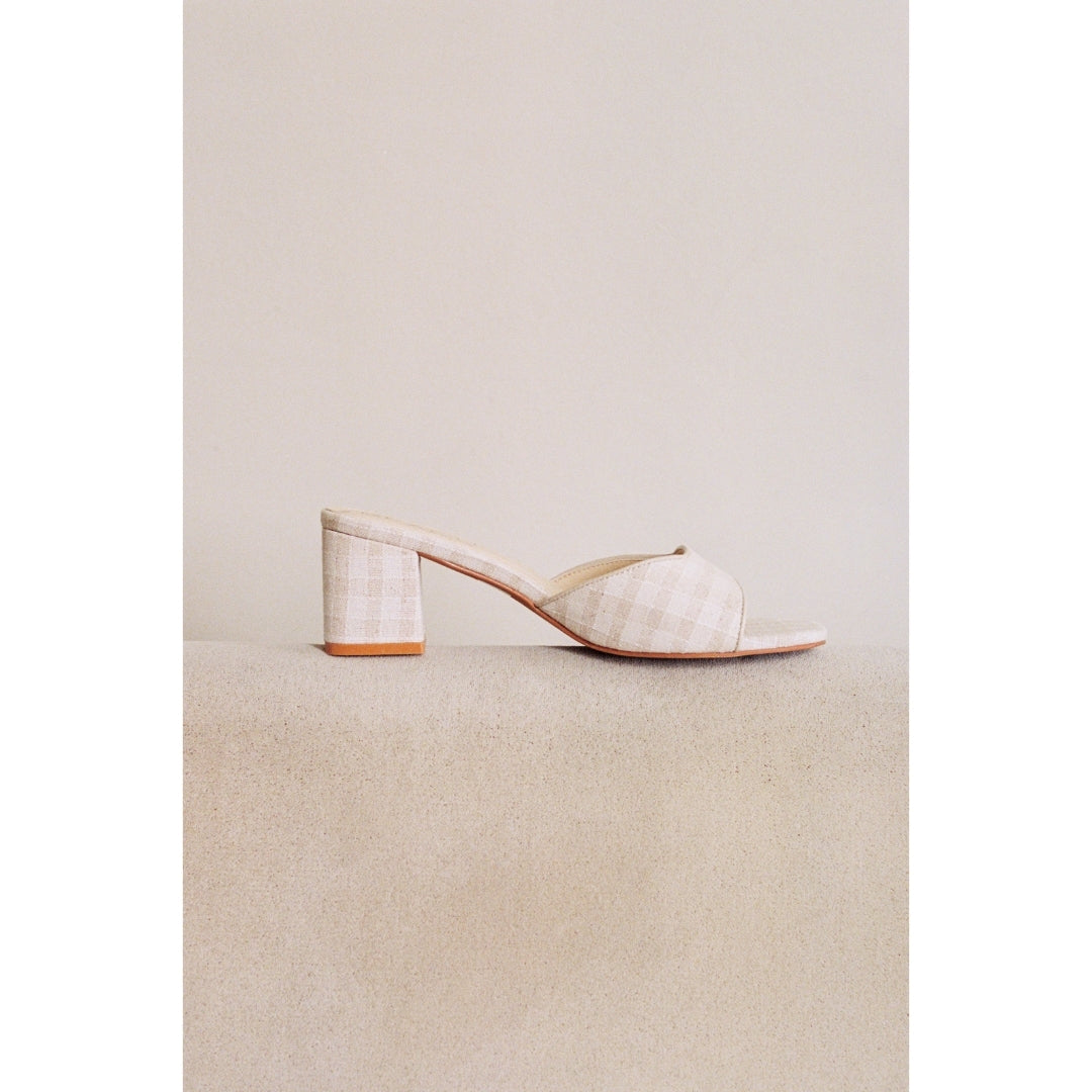Matisse Footwear Birdie heeled sandal Natural Check