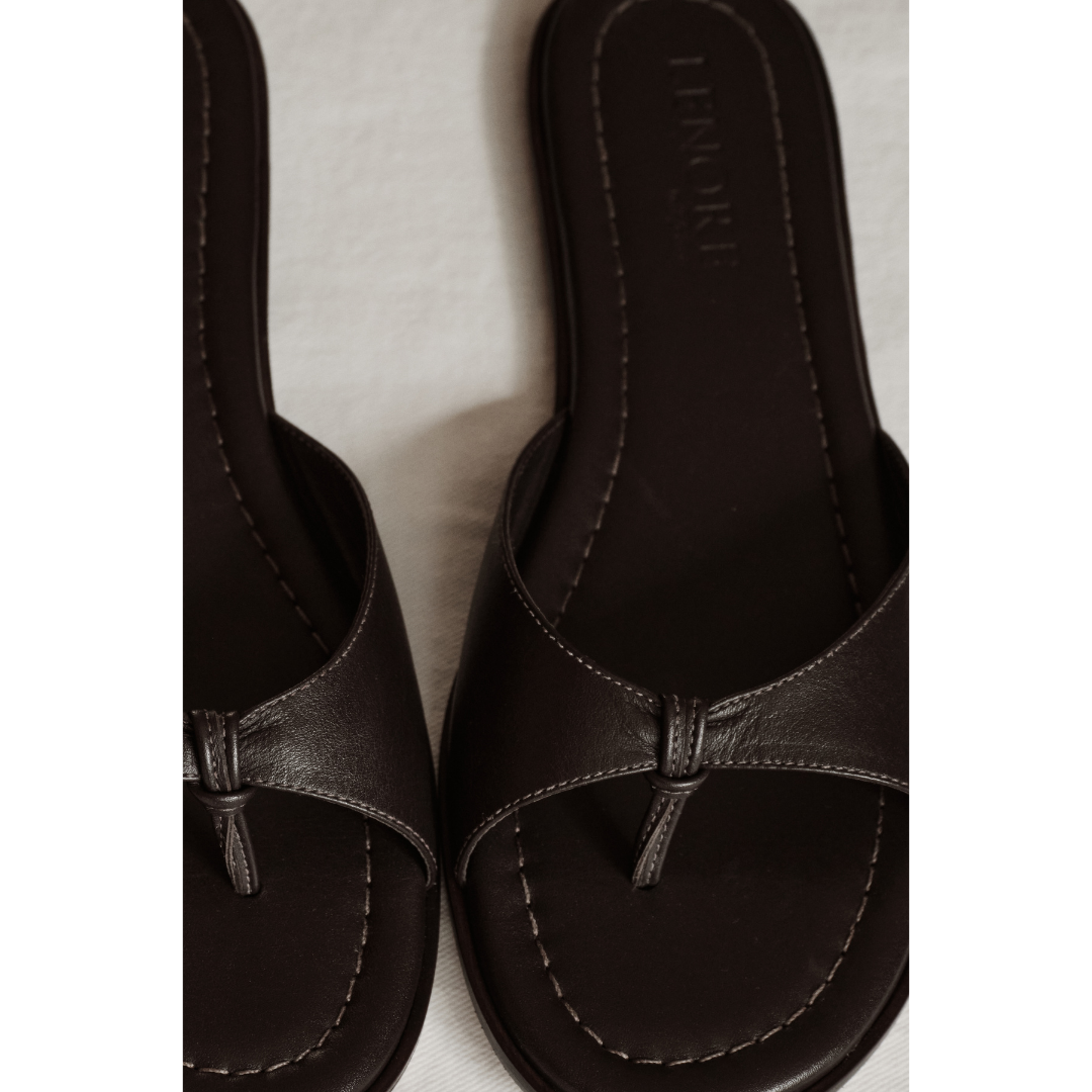 Matisse Footwear Bain thong sandal Chocolate
