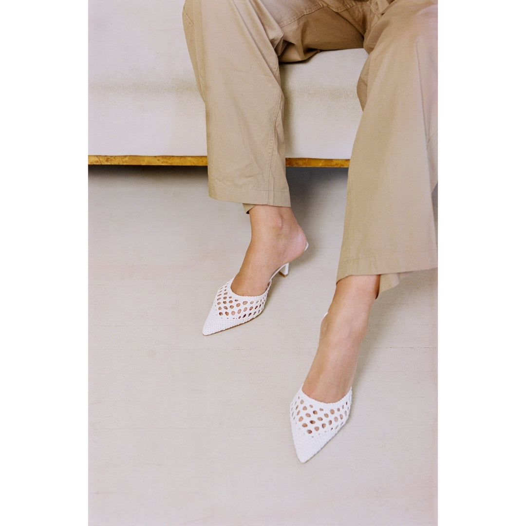 Matisse Footwear Tia heeled mule White