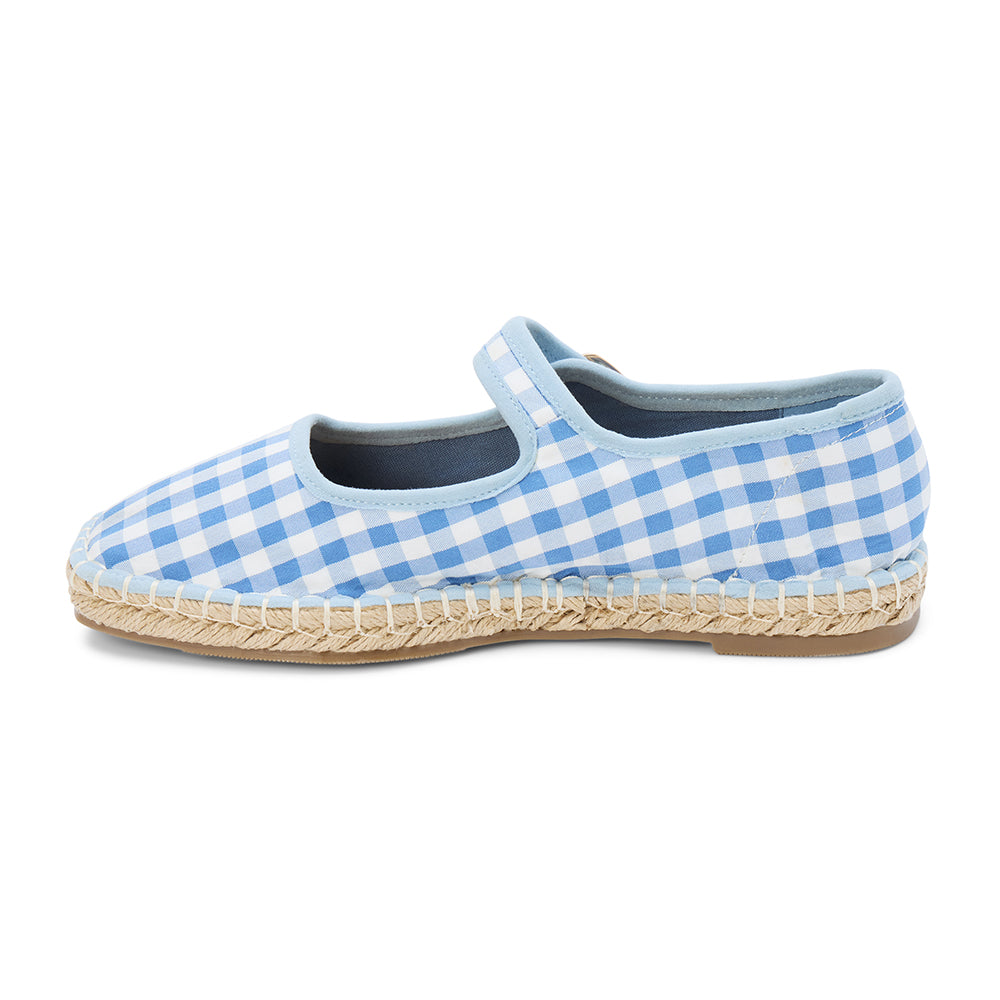 Matisse Footwear Meg mary jane flat Blue Gingham