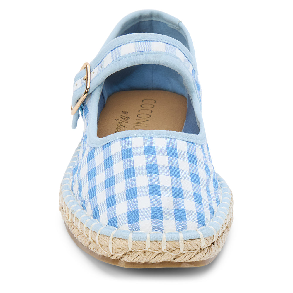 Matisse Footwear Meg mary jane flat Blue Gingham