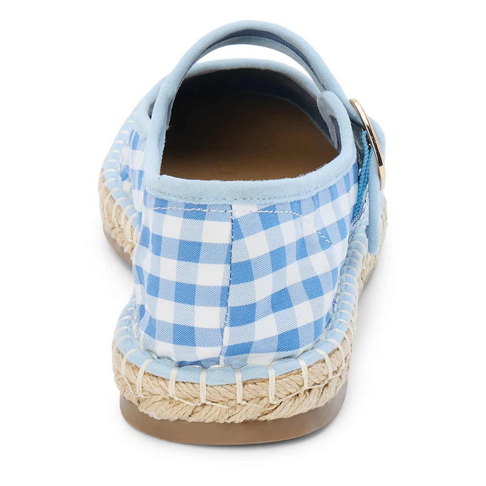 Matisse Footwear Meg mary jane flat Blue Gingham