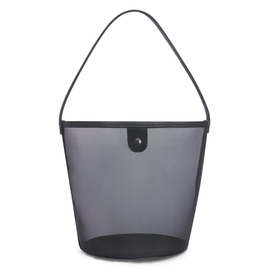 Matisse Footwear Vancouver mesh bucket bag Black