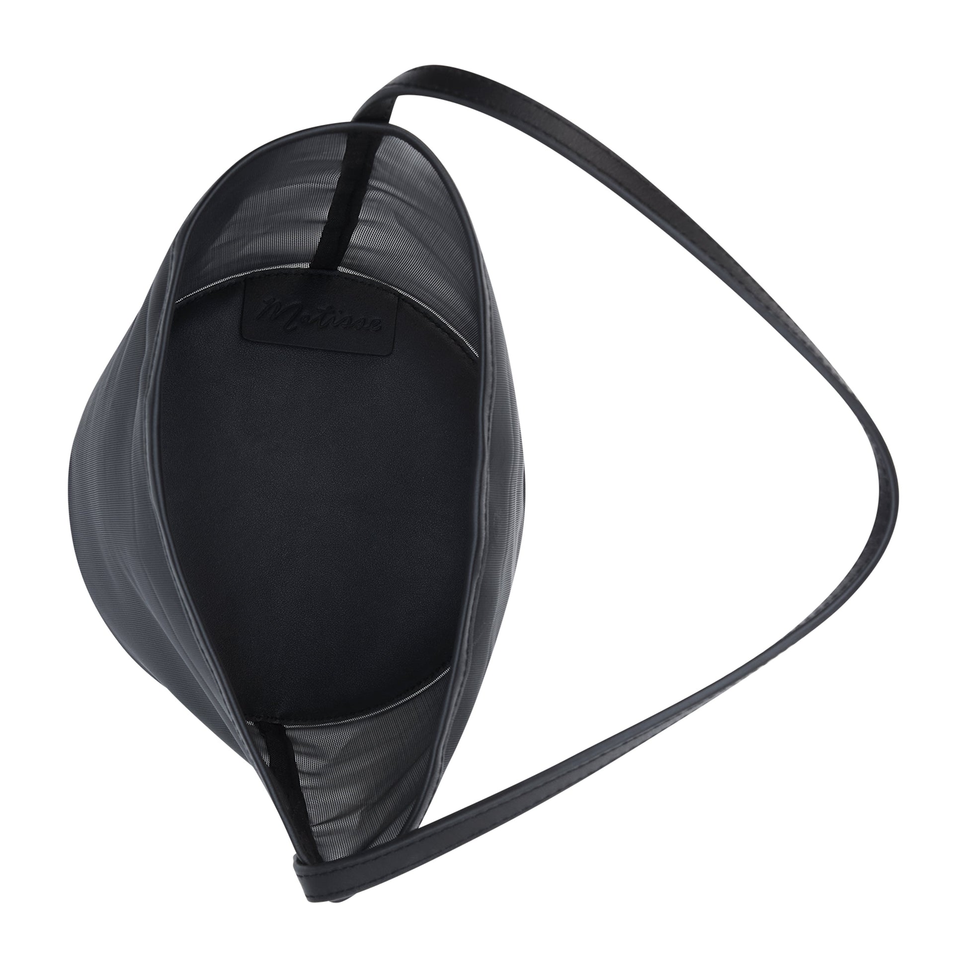 Matisse Footwear Vancouver mesh bucket bag Black