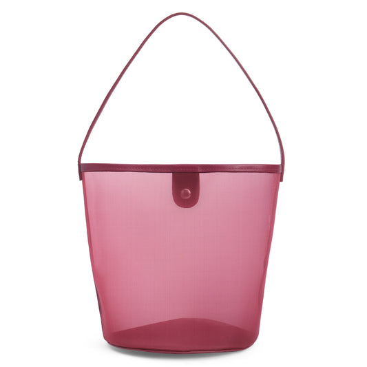Matisse Footwear Vancouver mesh bucket bag Wine