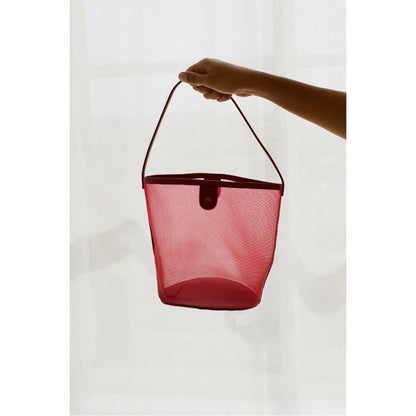 Matisse Footwear Vancouver mesh bucket bag Wine
