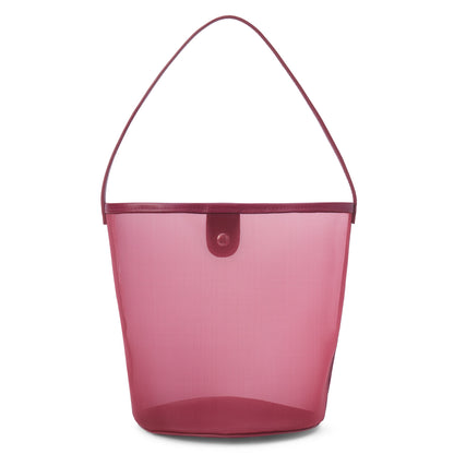 Matisse Footwear Vancouver mesh bucket bag Wine