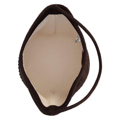 Matisse Footwear Vancouver woven bucket bag Chocolate