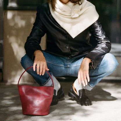 Matisse Footwear Vancouver bucket bag Wine
