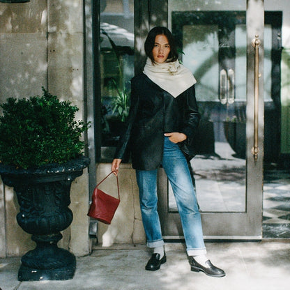 Matisse Footwear Vancouver bucket bag Wine
