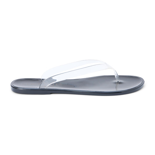 Matisse Footwear Olsen flip flop sandal Clear/Black
