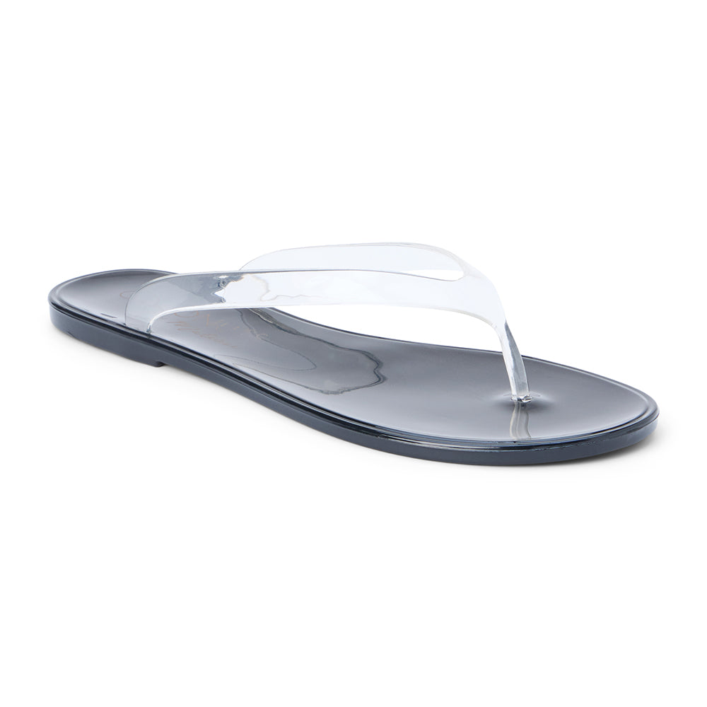 Matisse Footwear Olsen flip flop sandal Clear/Black