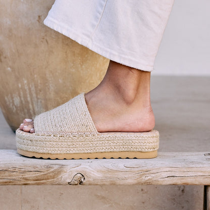 Matisse Footwear Del mar platform sandal Natural