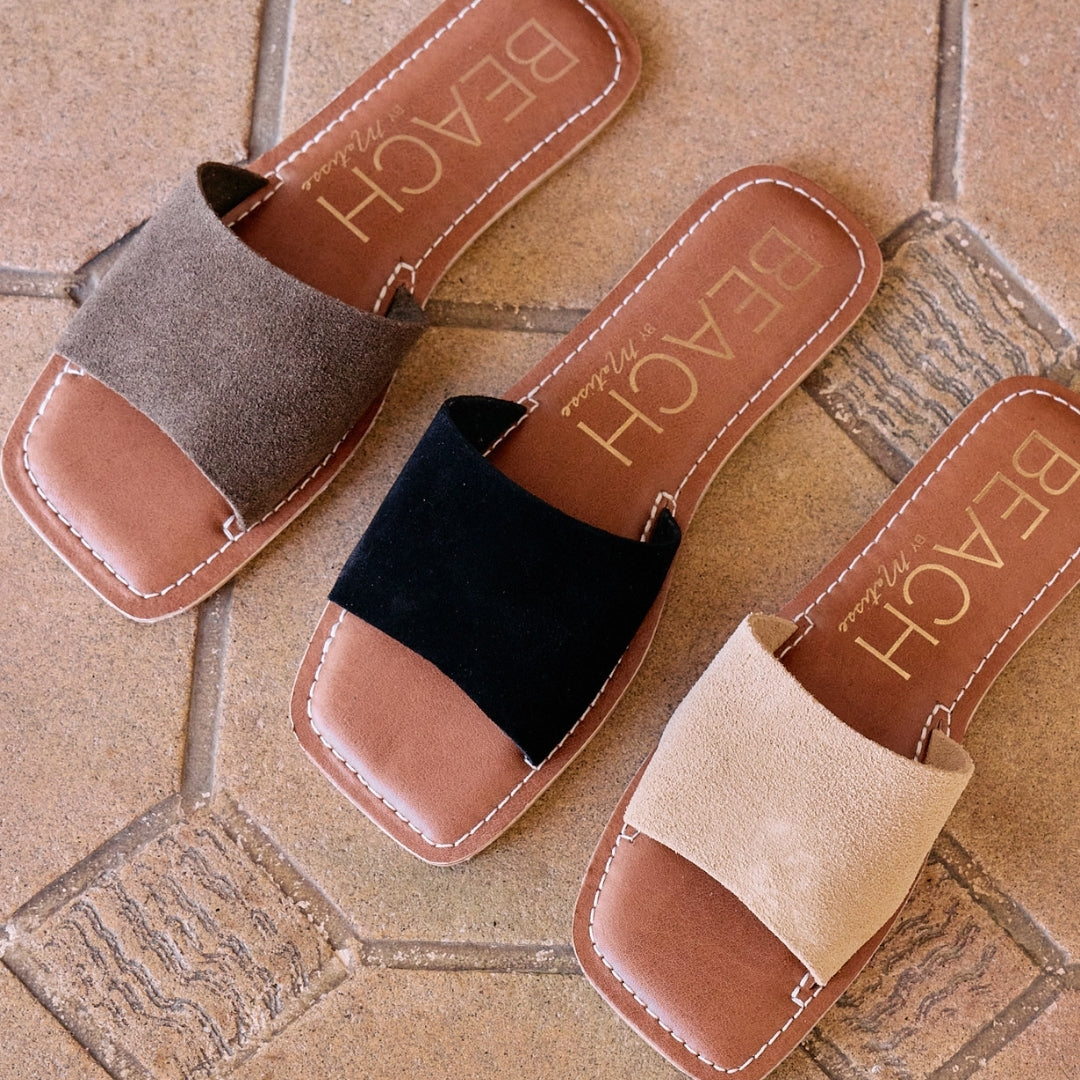 Matisse Footwear Bali slide sandal Dark Brown