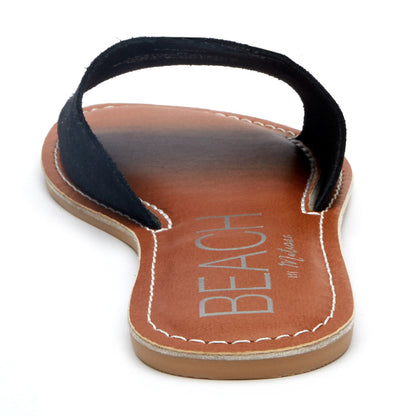 Matisse Footwear Cabana slide sandal Black Leather