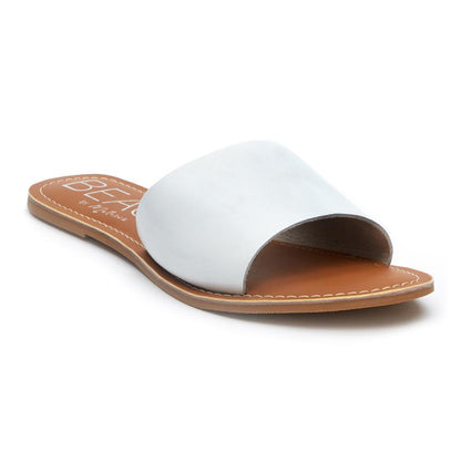 Matisse Footwear Cabana slide sandal White Leather