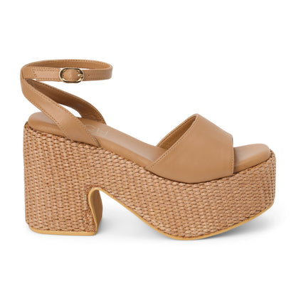 Matisse Footwear Arden platform sandal Cognac