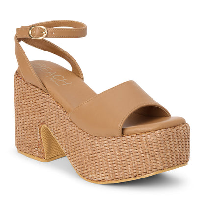 Matisse Footwear Arden platform sandal Cognac