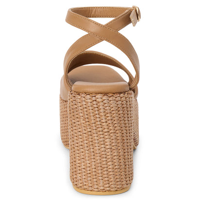 Matisse Footwear Arden platform sandal Cognac