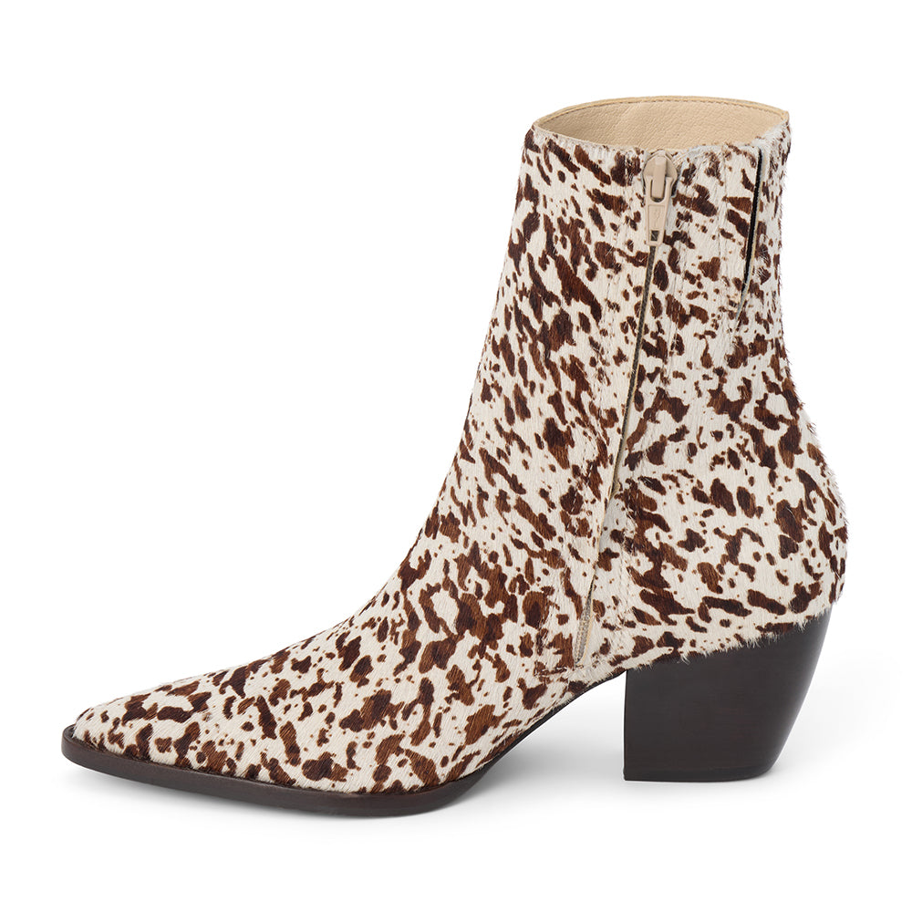 Matisse Footwear Caty ankle boot White/Brown Cow Hair