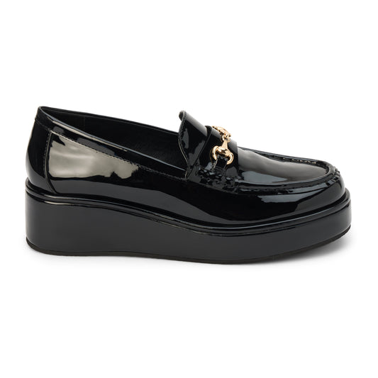 Matisse Footwear Kimbra platform loafer Black Patent