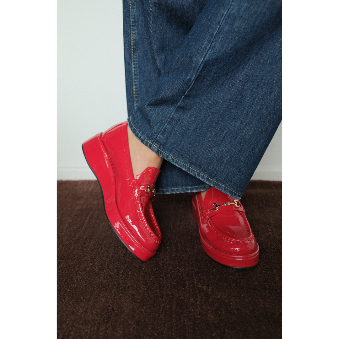 Matisse Footwear Kimbra platform loafer Red Patent