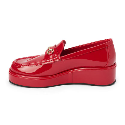 Matisse Footwear Kimbra platform loafer Red Patent