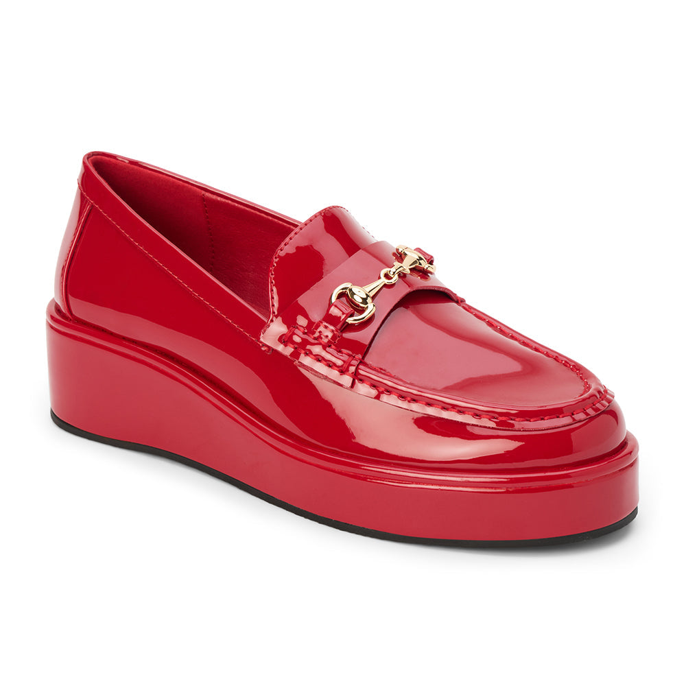 Matisse Footwear Kimbra platform loafer Red Patent