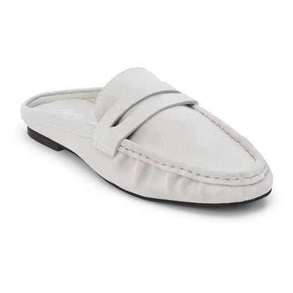 Matisse Footwear Porta penny loafer mule Light Grey