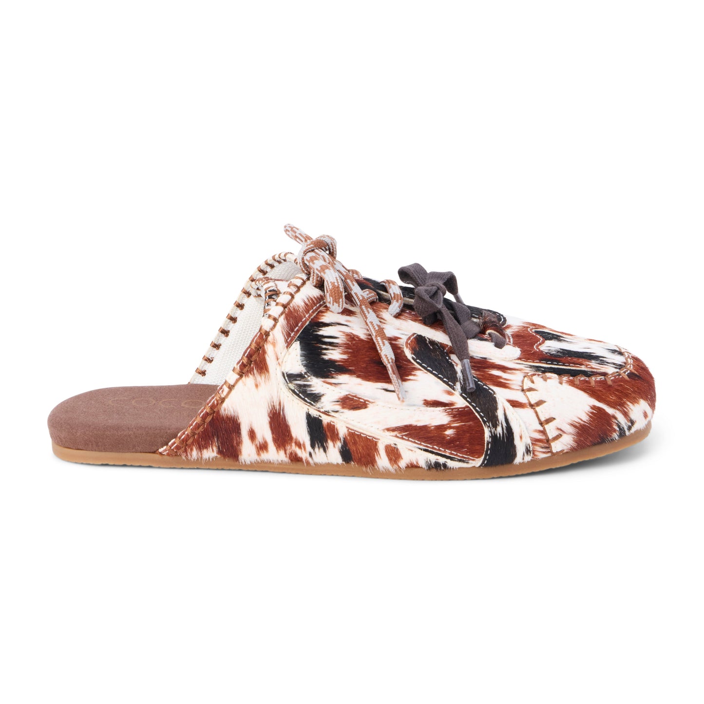 Matisse Footwear Devyn sneaker mule Brown/White Cow Hair