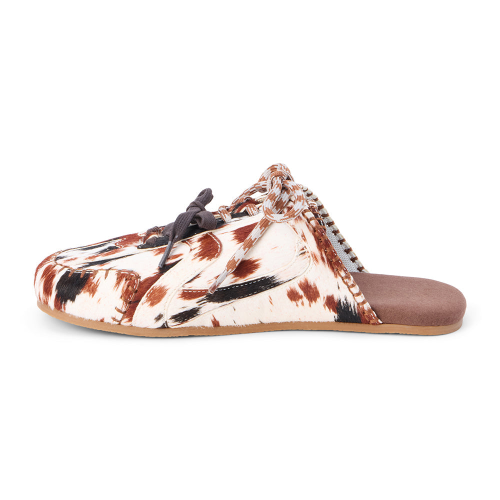 Matisse Footwear Devyn sneaker mule Brown/White Cow Hair