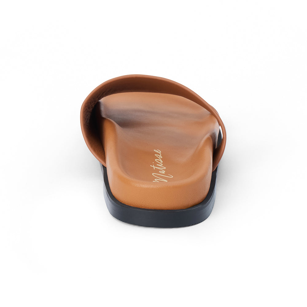 Matisse Footwear Tanner slide sandal Cognac