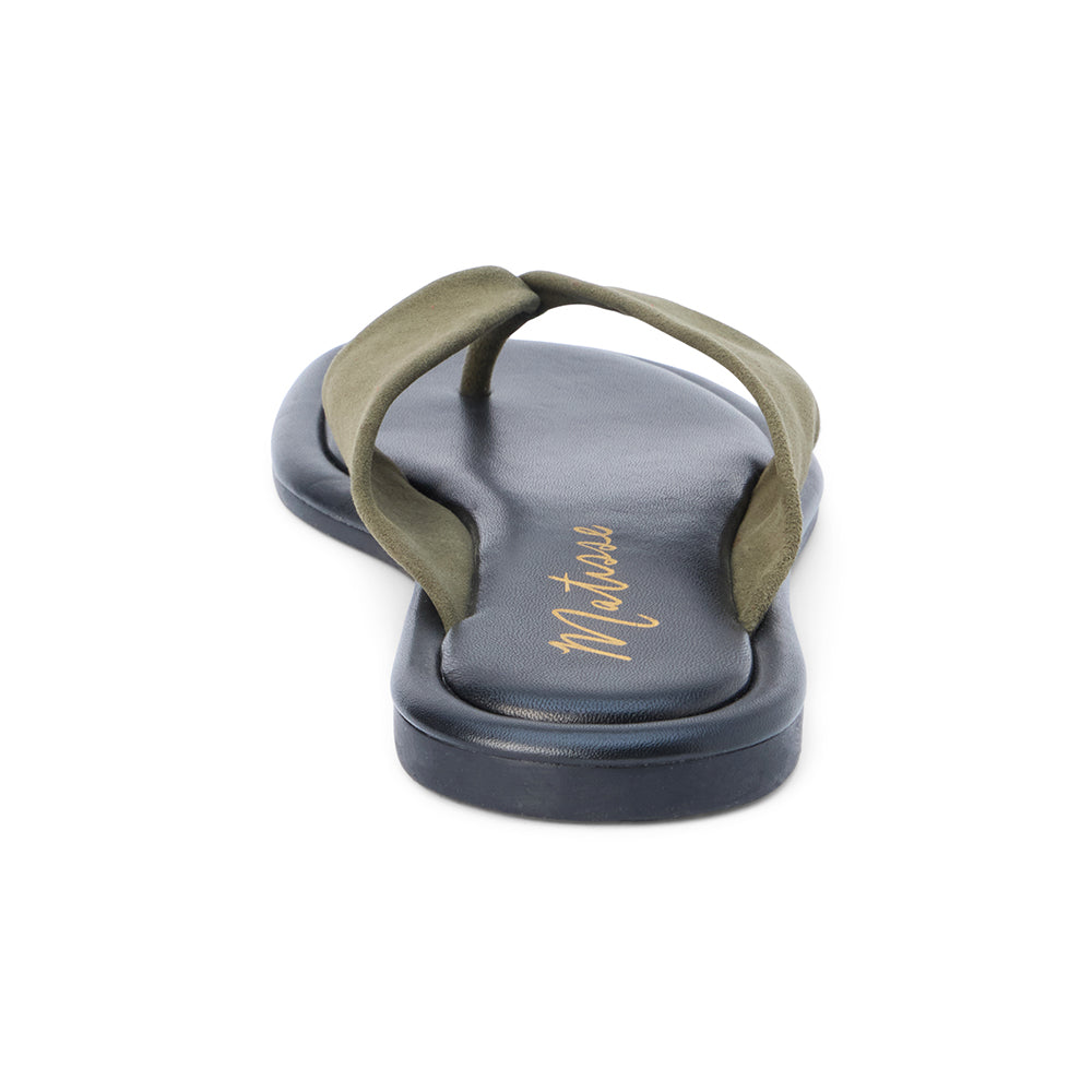 Matisse Footwear Mirage flip flop sandal Olive