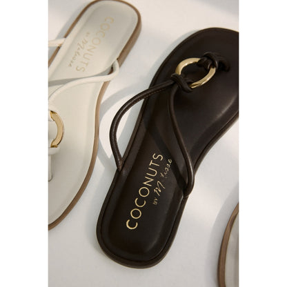 Matisse Footwear Mission thong sandal Dark Brown