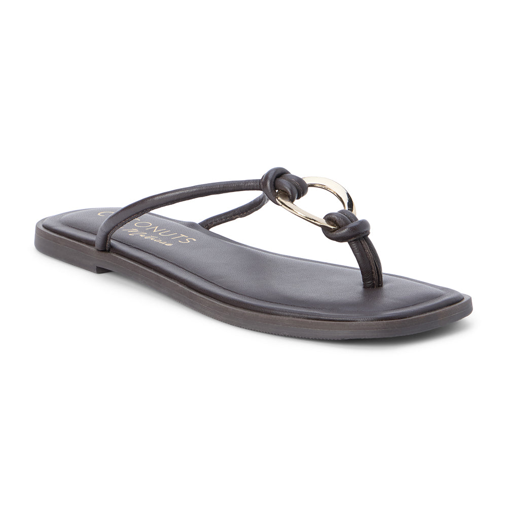 Matisse Footwear Mission thong sandal Dark Brown
