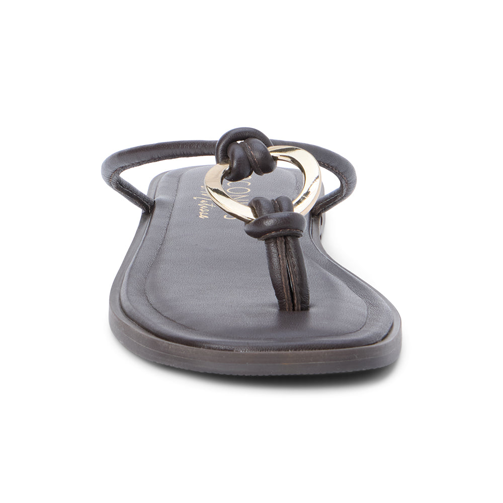 Matisse Footwear Mission thong sandal Dark Brown
