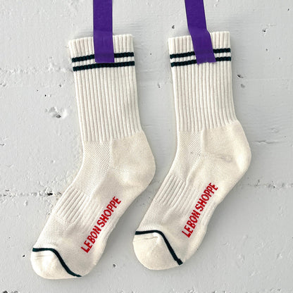 Matisse Footwear Le bon shoppe boyfriend socks Parchment