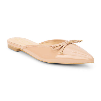 Matisse Footwear Reggie flat mule Nude Patent