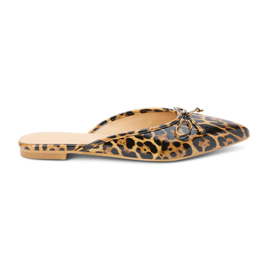 Matisse Footwear Reggie flat mule Leopard Patent