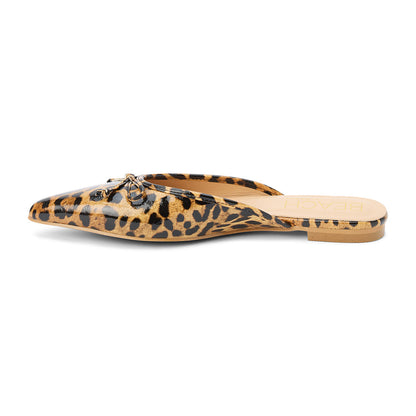 Matisse Footwear Reggie flat mule Leopard Patent