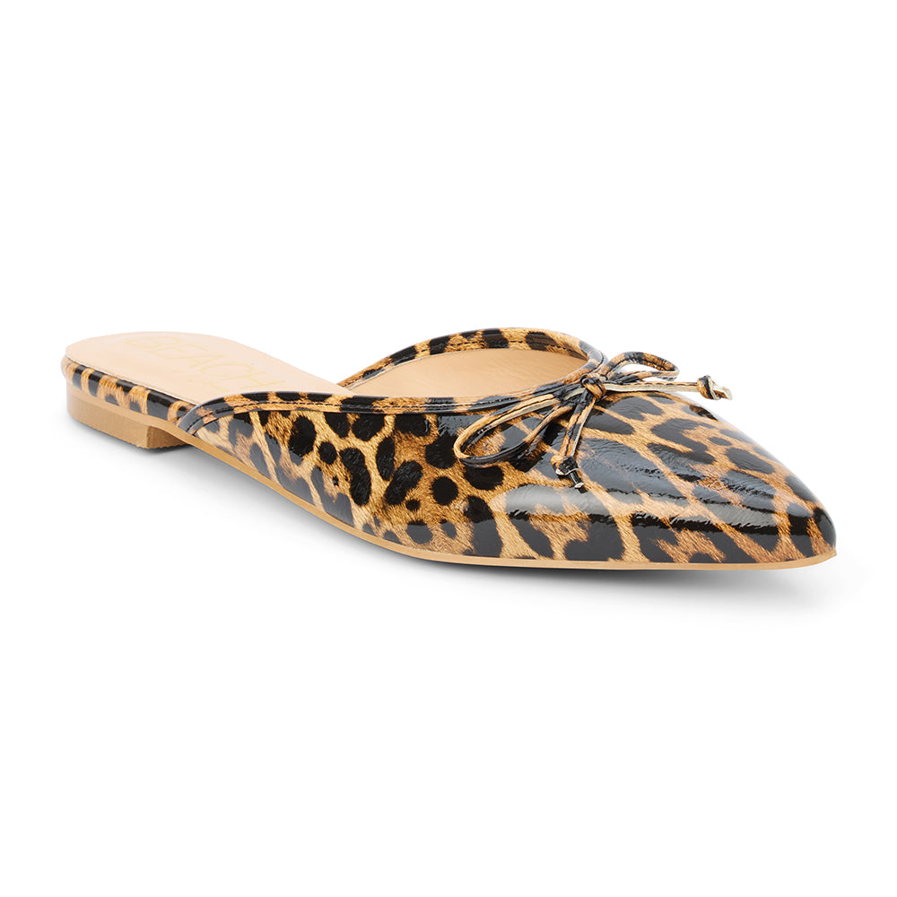 Matisse Footwear Reggie flat mule Leopard Patent