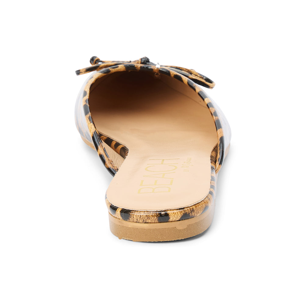 Matisse Footwear Reggie flat mule Leopard Patent