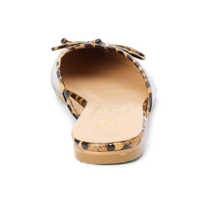 Matisse Footwear Reggie flat mule Leopard Patent