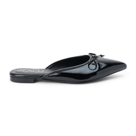 Matisse Footwear Reggie flat mule Black Patent
