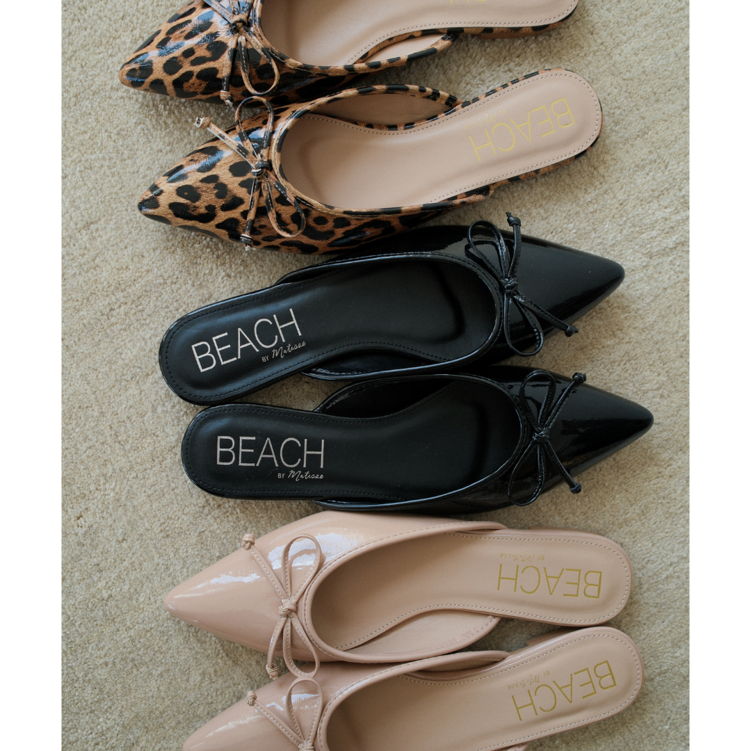 Matisse Footwear Reggie flat mule Black Patent
